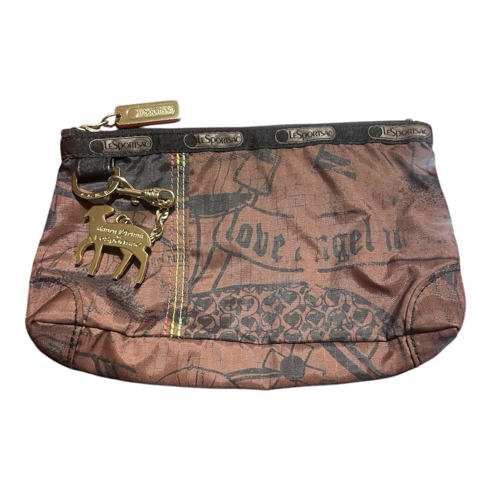 LeSportsac Brown Cosmetic Bag